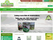 Tablet Screenshot of bellaterraprodutosnaturais.com.br